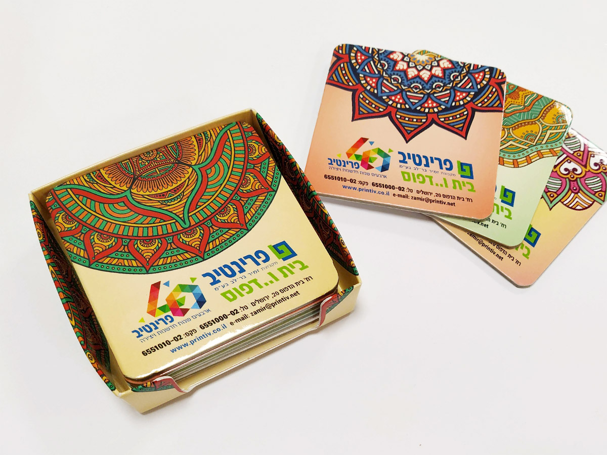 הדפסה על תחתיות לכוסות – תמונה 2